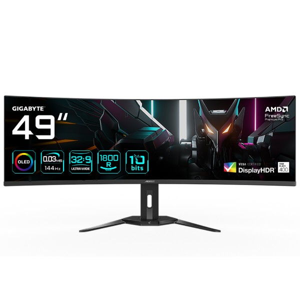 Фото - Монитор игровой Gigabyte AORUS OLED CO49DQ Gaming